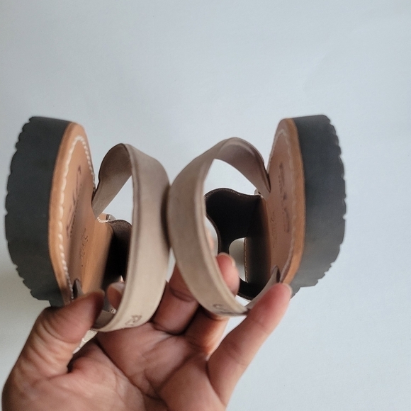 Ria monarca leather slingback sandals, size 40/us 9.5. - Picture 6 of 9